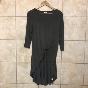 [Anthro] Deletta High-Low Front Knot Top